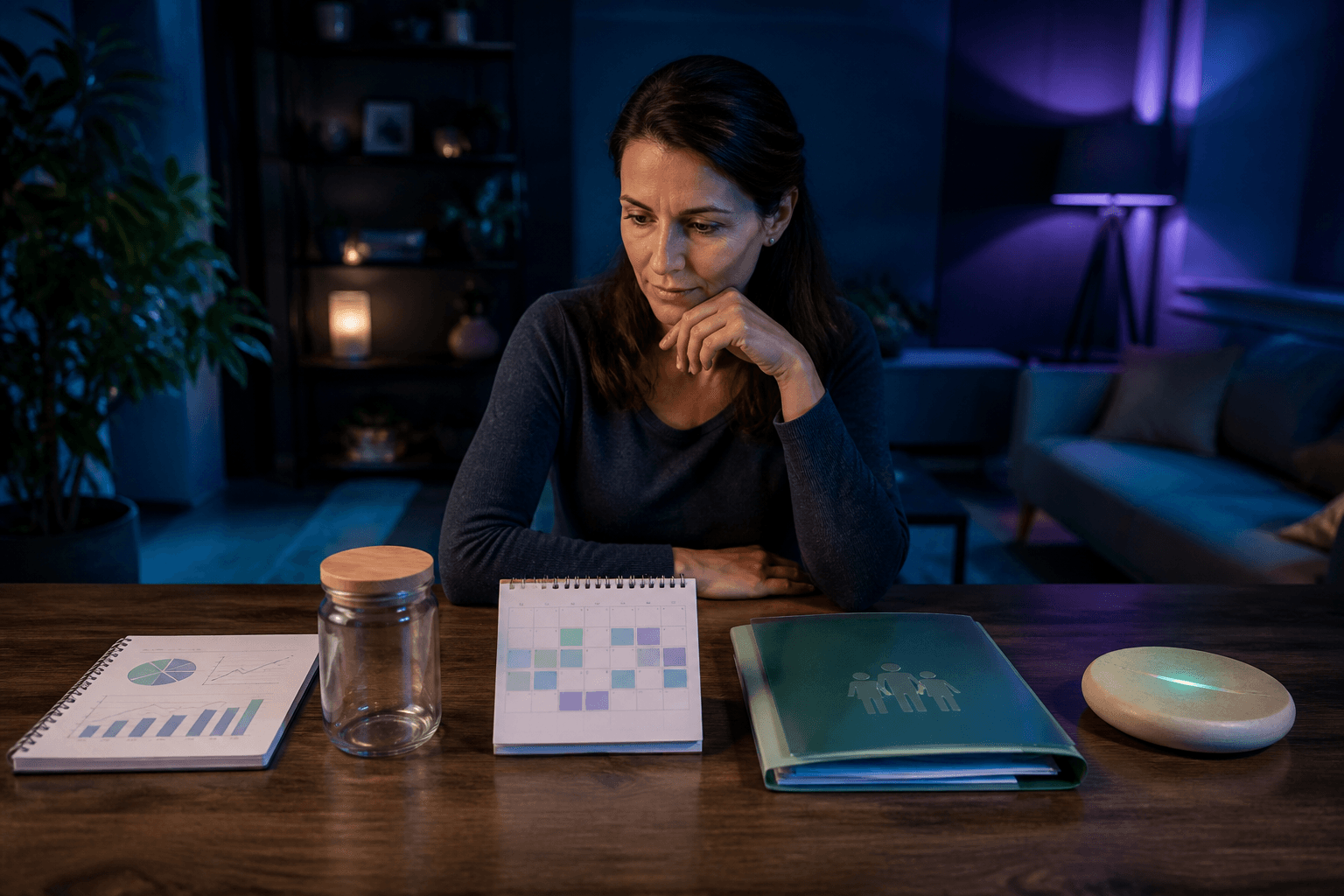A person considering several alternatives to borrowing