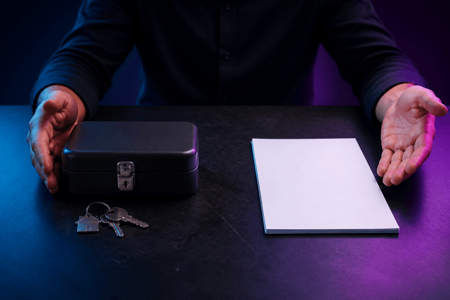 A visual comparison of secured and unsecured borrowing